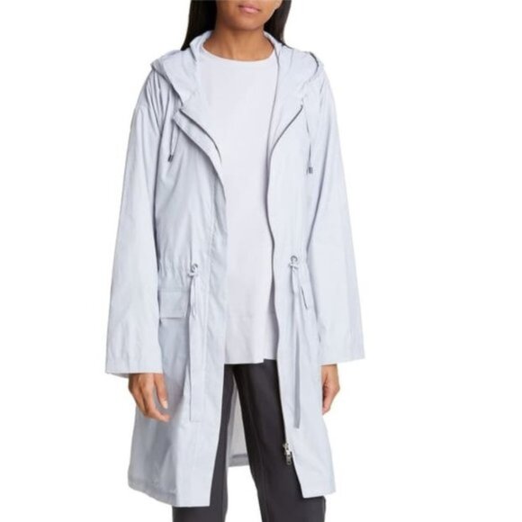 Eileen Fisher Hooded Nylon Jacket - Picture 1 of 10